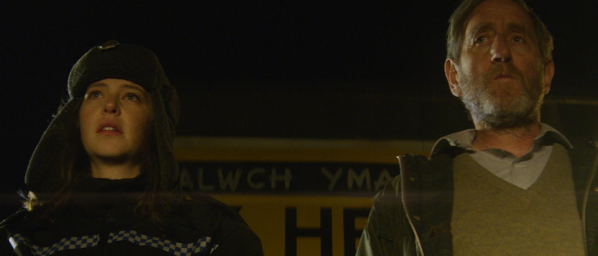 Annes Elwy and Michael Smiley in The Toll