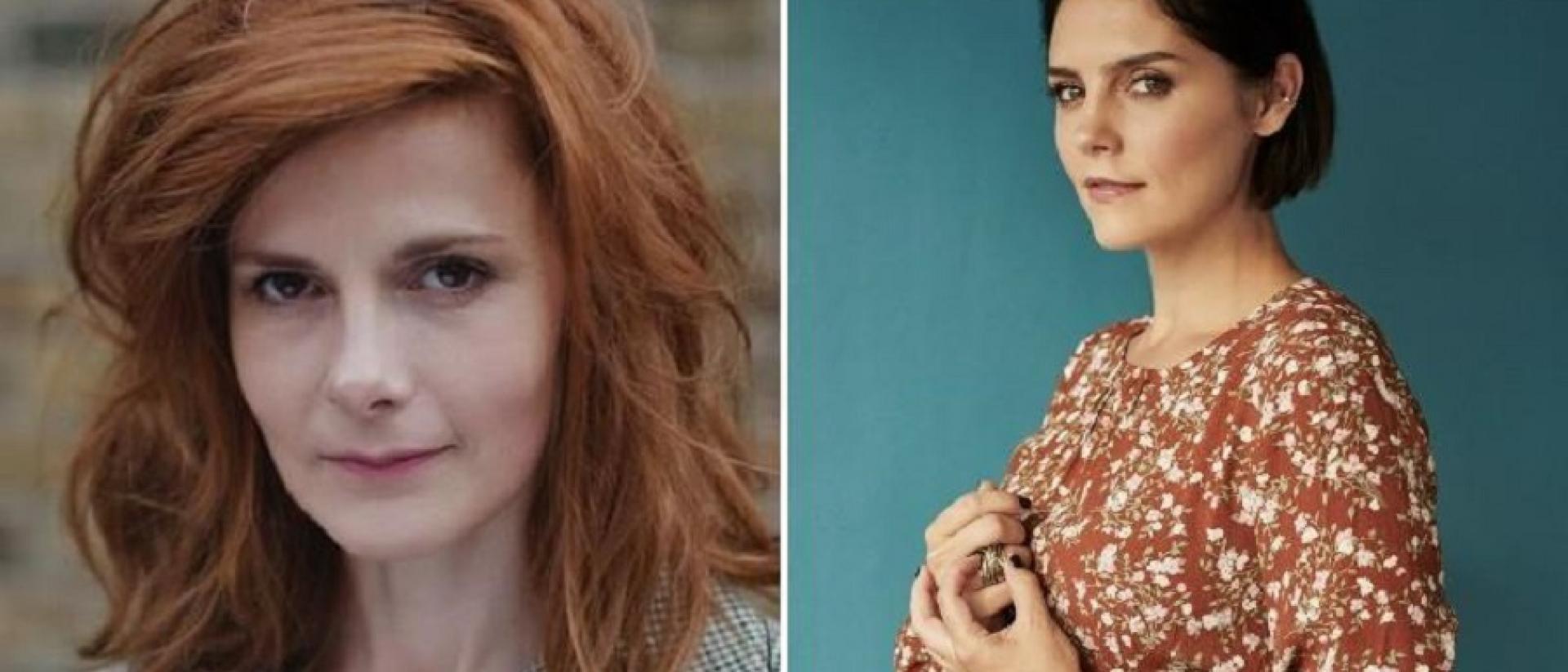 Portrait photos of Louise Brealey and Annabel Scholey