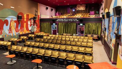 photo of the interior of the magic lantern cinema in tywyn