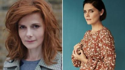 Portrait photos of Louise Brealey and Annabel Scholey