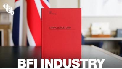 a red book with Spring Budget 2023 written on it