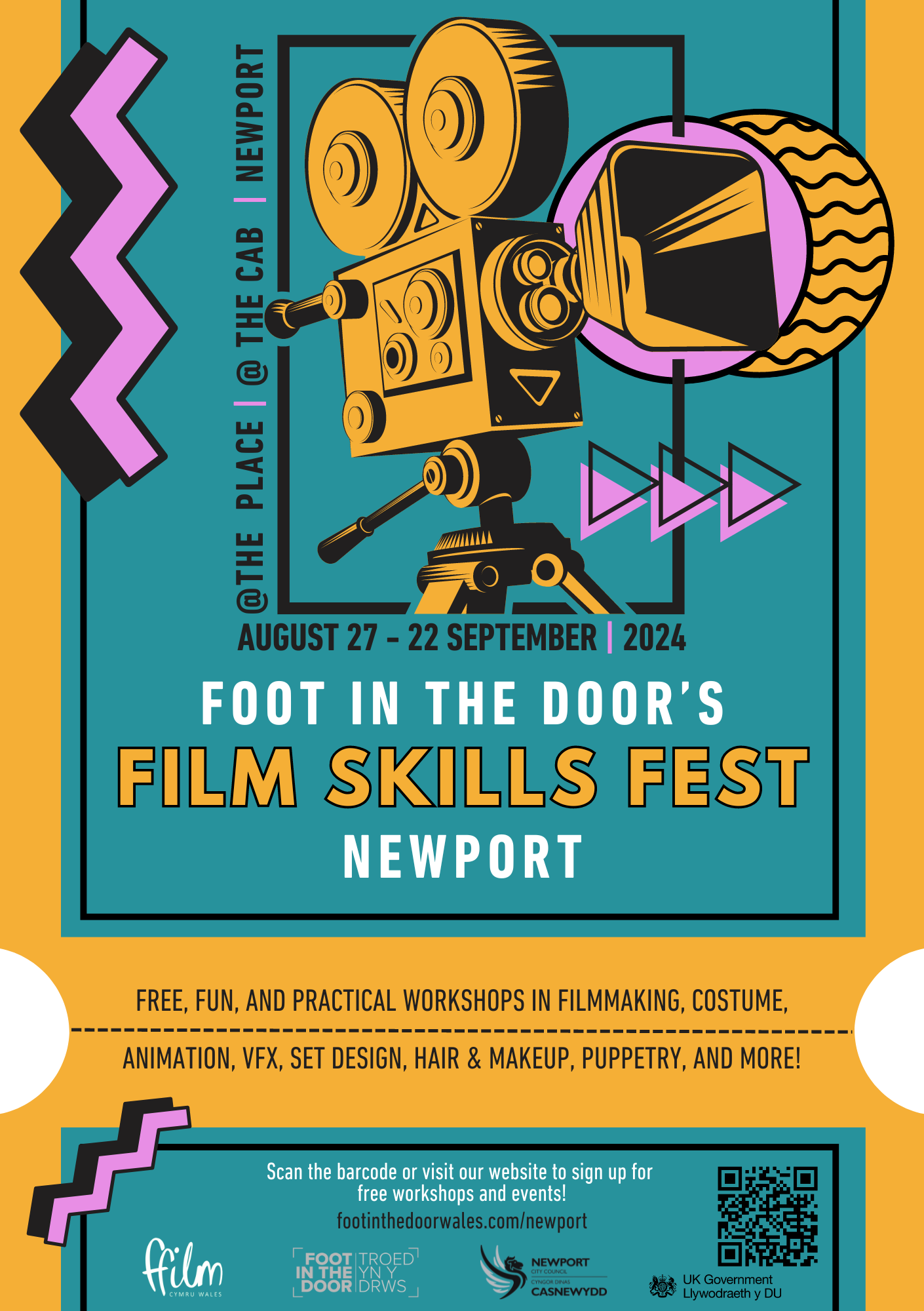 foot in the door's film skills fest newport