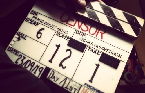 Clapperboard for Censor