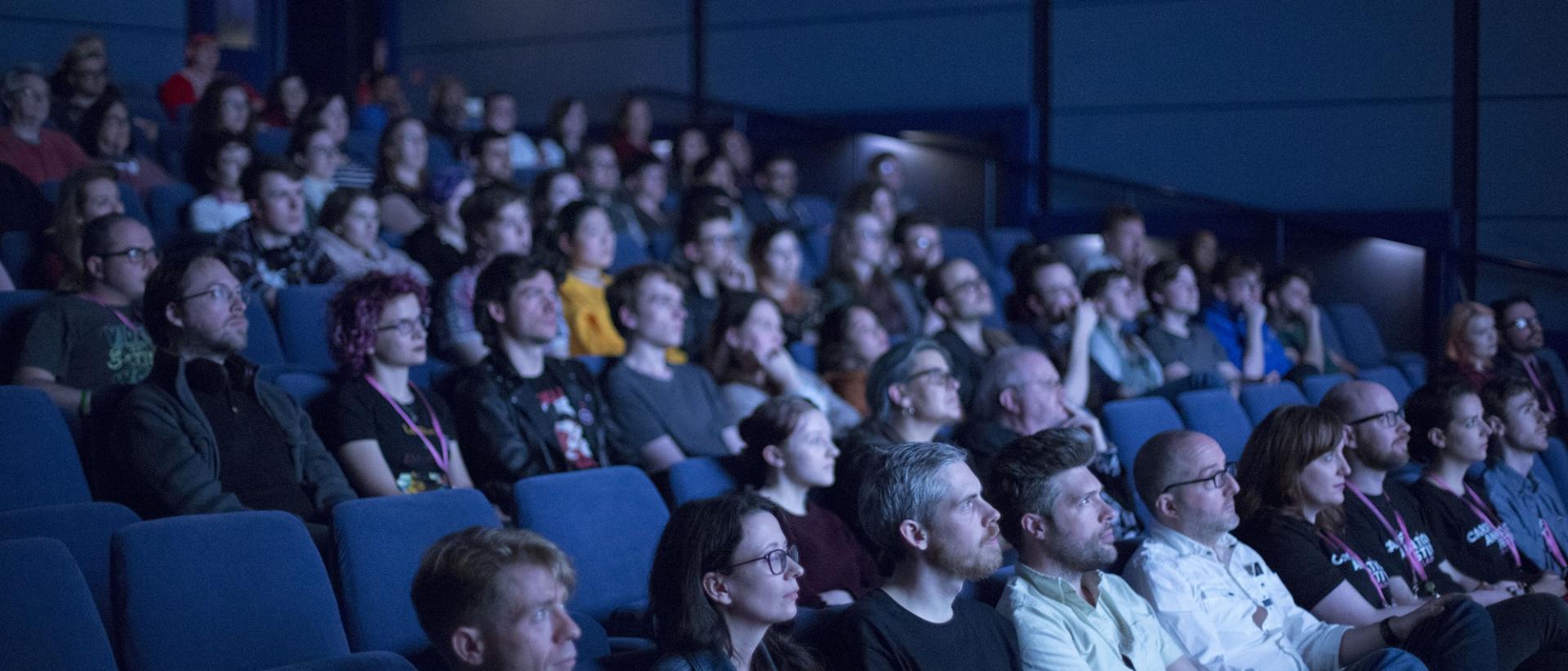 photo of a full cinema audience